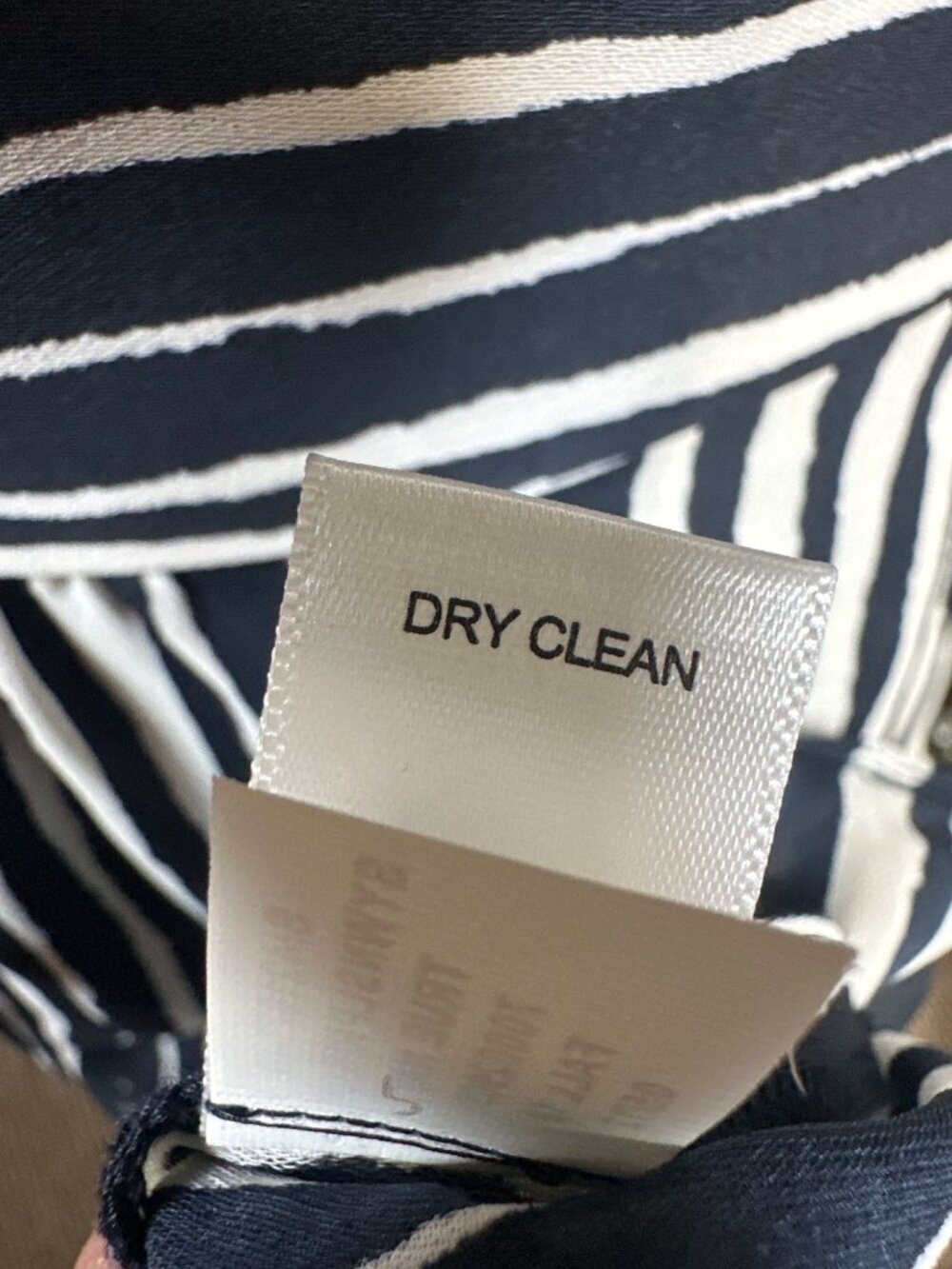 Striped Halter Tie Neck Dress With Belted Waist - Black & White - Size S - New W - Picture 10 of 10